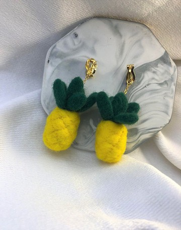 Pineapple 氣勢旺起來耳環