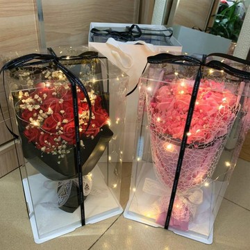 【樂天精選】快速發貨永生花滿天星干花玫瑰康乃馨太陽花送閨蜜女友生日母親節情人禮物