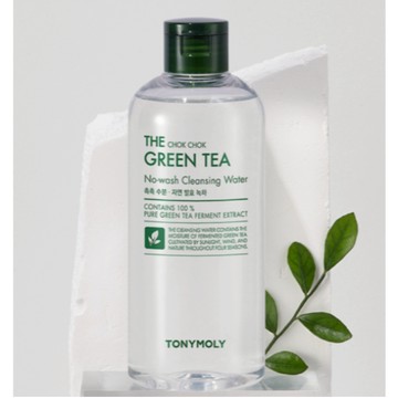 TONYMOLY 綠茶水潤淨透卸妝水 300ml【快速出貨】樂享家 溫和卸妝 綠茶舒緩 清爽不緊繃 低敏配方 保濕卸妝水