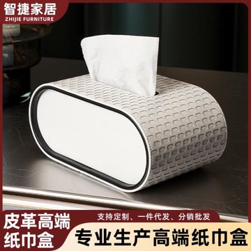 紙巾盒客廳高顏值桌面輕奢高級感創意藝術感高端臥室橢圓紙抽盒