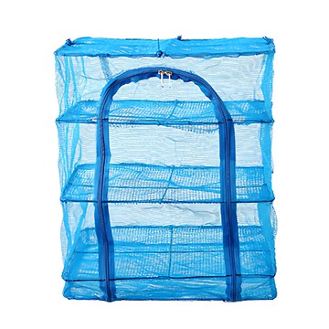 多用途乾燥網 中型  3層  1個  藍色