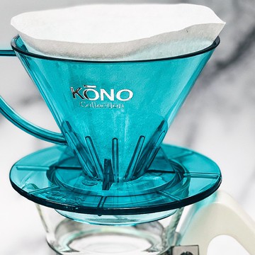 【日本】KONO 2022限定款 01系列 名門錐型濾杯│1~2人用 冰川藍