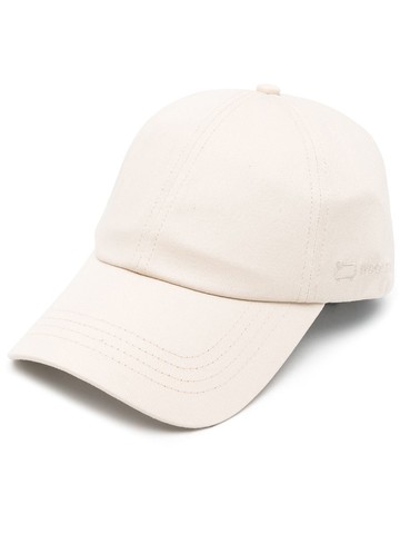 Woolrich - logo-embroidered cap - men - Cotton/Polyester/Viscose - One Size - Neutrals