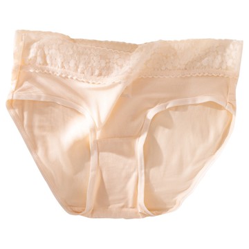 日本針織100真絲包臀提腹內褲女中腰桑蠶絲透氣親膚軟濡滑爽，內檔透氣清爽夏天 恭