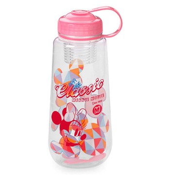 庫存出清 售完不補 迪士尼 1000ml 米妮歡樂濾茶瓶 粉