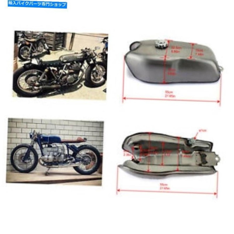 Gas Tank ヤマハRD50 RD350 RD400のための9L 2.4 GALユニバーサルカフェレーサーガス燃料タンクフィット 9L  2.4Gal Universal Cafe Racer Gas Fuel Ta | LINEブランドカタログ