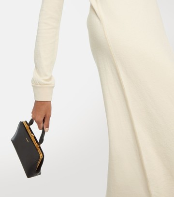 Jil Sander Wool and cotton midi dress