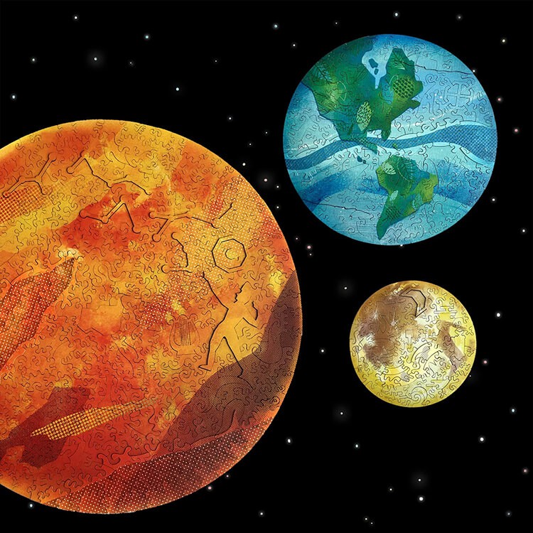 怪奇拼圖｜日月地球 Sun & Moon & Earth 海裡魚