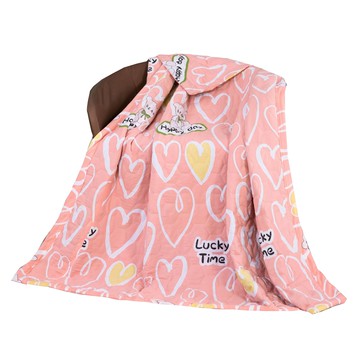 eyah 宜雅 100%石墨烯鋪棉涼被四季被 舒適好睡眠  180 x 150cm  愛情的解藥 粉色