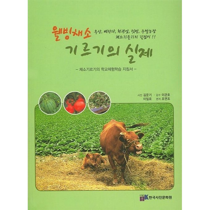 韓国語 本 『ウェルネス野菜を育てるの実際の』 韓国本