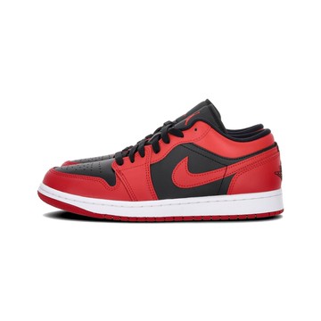 Nike Air Jordan 1 Low 男鞋 黑紅色 反轉黑紅 限量 運動 AJ1 籃球鞋 553558-606