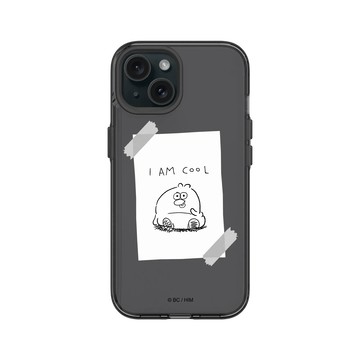 iPhone 15 Clear 酷墨灰 - 奧樂雞 Ology - I am cool