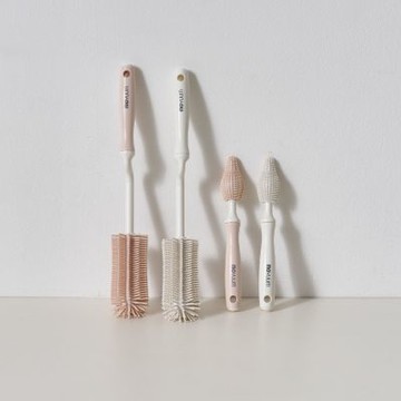 MOYUUM 韓國 360度旋轉 矽膠奶瓶奶嘴刷-多款可選