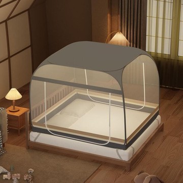 （爆款熱賣）（國際精品）【免運】蚊帳　新款孟鼓剝　免安裝家用蚊帳　防摔蚊帳