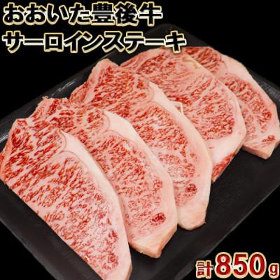 ふるさと納税 杵築市 おおいた豊後牛サーロインステーキ850g(170g×5枚)