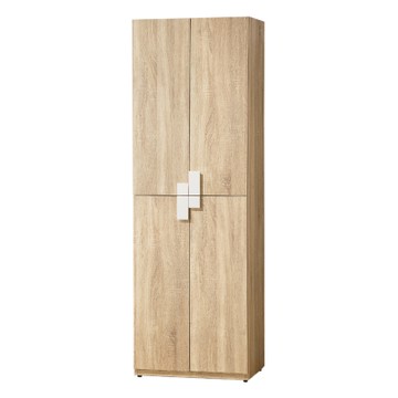 AS DESIGN雅司家具-艾蓓夏2尺四門收納櫃60X40X180cm