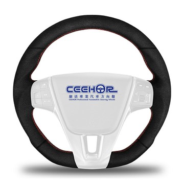 [細活方向盤] 全麂皮款 V40 S60 V60 VOLVO 富豪 變形蟲方向盤