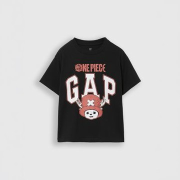 【GAP】兒童Gap × ONE PIECE航海王圖案T恤-無月黑(1179963)