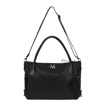 韓國 MUCENT 4WAY SIGNATURE LOGO TOTE BAG 多功能托特包 黑色 BLACK