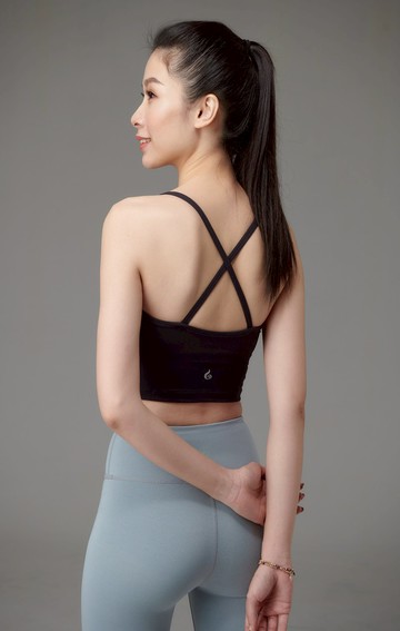 春夏穿搭【Yoga Flow】Barbie Bra-Black  快速出貨