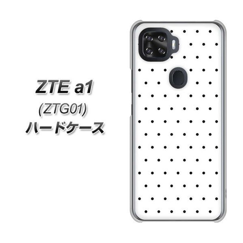 Au Zte A1 Ztg01 ハードケース カバー Va918 マイクロドット ブラック 素材クリア Uv印刷 通販 Lineポイント最大get Lineショッピング