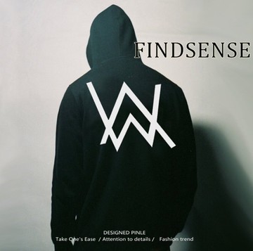 FINDSENSE Alan Walker艾倫沃克 爆紅DJ Faded MV 帽夾 連帽 上衣 帽T  實體拍攝