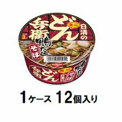 日清のどん兵衛 鴨だしそばミニ 46g(1ケース12個入) 日清食品 返品種別B