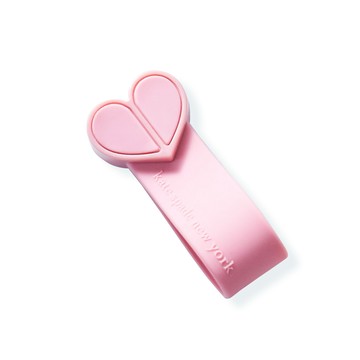 Kate Spade 手機矽膠指環-粉色愛心