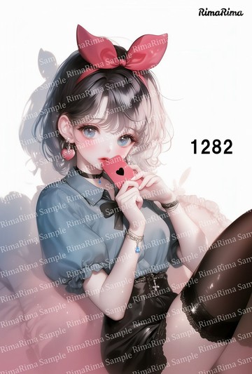 1282 原創貼紙 原創人物貼紙 貼紙 標籤 りまりま RimaRima