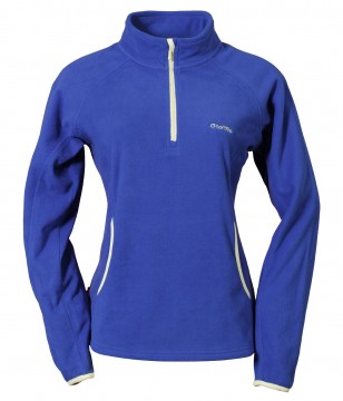 【LeVon】女竹炭刷毛保暖上衣-寶藍→  LV8243