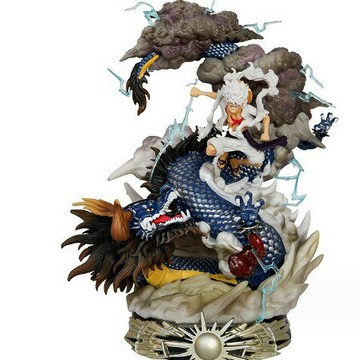 海賊王 GK 五檔尼卡 路飛 VS 百獸 凱多 小版動漫