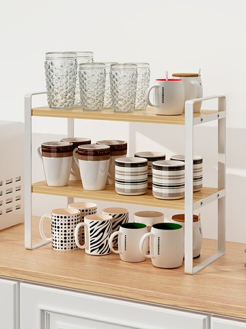 水杯架子置物架多層桌面放玻璃杯辦公室茶水間瀝水收納架杯架家用
