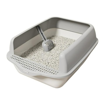 iCat寵喵樂-經典款高邊加厚半封閉式貓砂盆加厚款