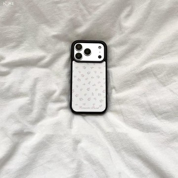 ins風溫柔浪漫粉小花適用蘋果17ProMax手機殼iPhone16新款15女14
