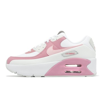 Nike 休閒鞋 Air Max 90 LV8 女鞋 粉紅 白 氣墊 運動鞋 厚底 增高 FD4328-110