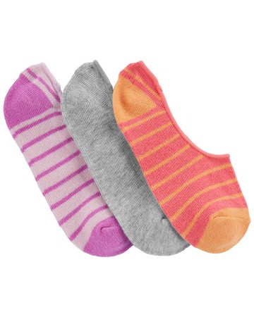 Kid 3-Pack No-Show Socks