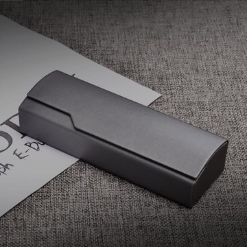 2個裝高檔拉絲紋理眼鏡盒簡約輕便攜