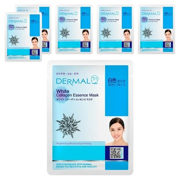 DERMAL 德瑪 潤白保濕面膜 23g  1片  6片