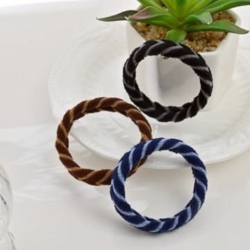 AIdAI彈力柔軟毛巾圈3入-V紋-多款任選