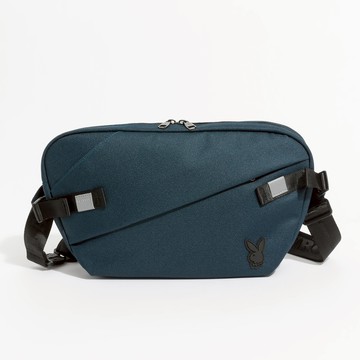 PLAYBOY - 單肩包  The Grandmasther系列 - 藍色