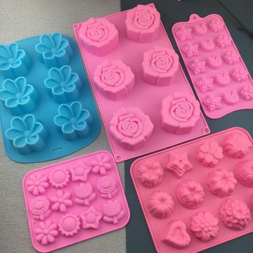 【新北發貨 好物推薦】【1萬人收藏】創意花朵硅膠制冰格凍冰塊冰淇淋模具食品級果凍慕斯蛋糕烘焙模具