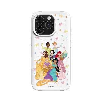 iPhone 16 Pro SolidX 白 - 迪士尼-公主系列 Disney Princess - 迪士尼公主 - 公主角色集合
