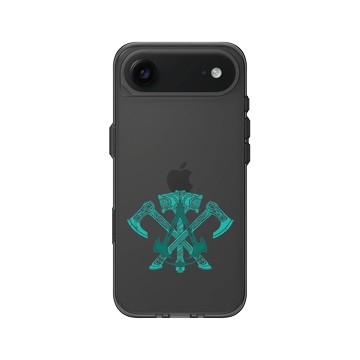 iPhone Air Clear (相機按鈕) 酷墨灰 - Assassin's Creed - Valhalla - Mjolnir & Double Axes