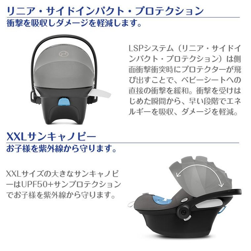 サイベックス エイトンM i-Size+ベースM cybex チャイルドシート 車 3