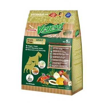 VegePet維吉 VP專業級無榖狗食-無榖．草本/靈芝多醣體 5LB(2.27KG) (3-VPB5LB)