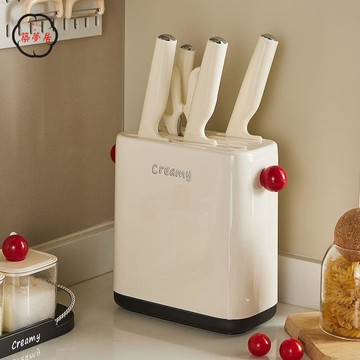 免運 附發票 刀架 廚房刀架 砧板架 多巴胺廚房刀架菜刀架置物架家用瀝水臺面放菜刀具刀座收納架工廠現貨直銷 售後保障 全館八折 年底鉅惠 5m1028