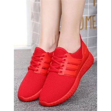 2024休閑鞋女棉鞋老北京布鞋女休閑鞋加絨網面鞋運動鞋韓版小紅鞋