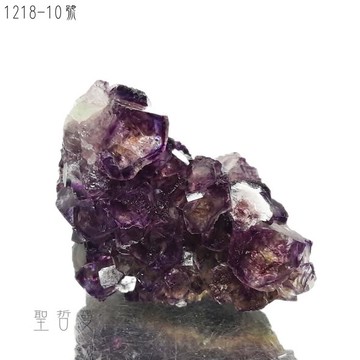 💚黑龍江聚形螢石1218-10號-地質專業礦洞精選系列 Fluorit 榮耀十字星系列與紫陽花系列(繡球花)