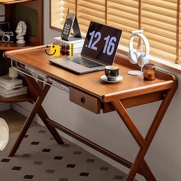 公司貨 免運 簡約長條桌 中古風實木轉角書桌子 電腦辦公學習小型家用工作檯 臥室書房書桌臺 簡約設計輕奢舒適桌子 包豪斯臥室床頭工廠直銷 全館折扣 新品特價 售後保障 5s717