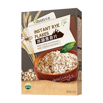 米森  冰湖黑麥片500公克/盒
